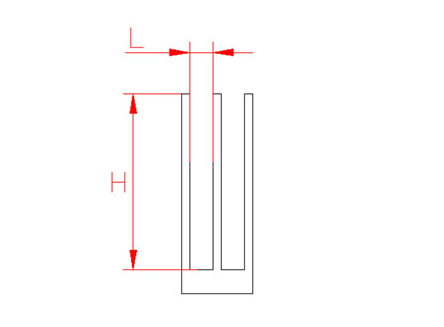 铝型材散热器倍齿图 铝型材散热器倍齿图
